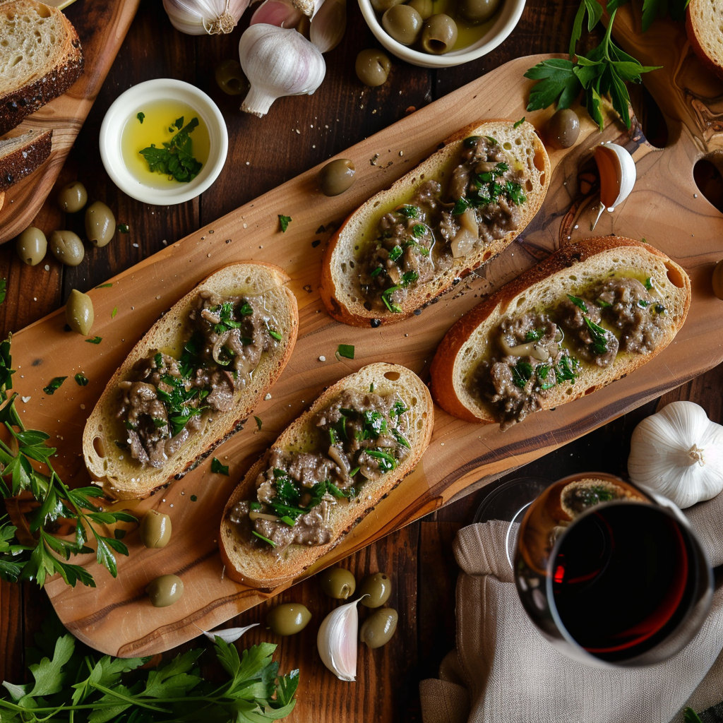 Crostini di fegatini toscani